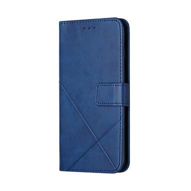 SKALO Samsung A34 5G Embossed Plånboksfodral i PU-Läder - Blå