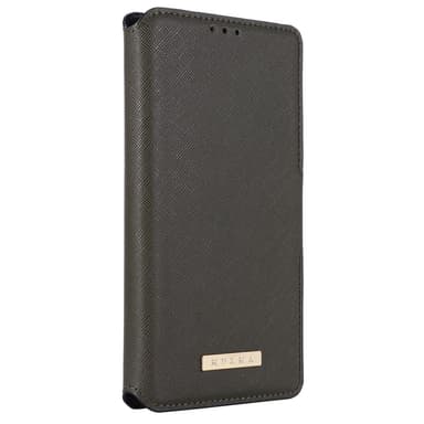 SKALO Samsung A14 4G/5G MUXMA Saffiano PU-Läder Plånboksfodral - Grå