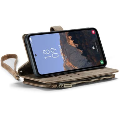 CaseMe Samsung A54 5G CaseMe Big Wallet Plånboksfodral - Brun
