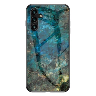 SKALO Samsung A54 5G Marmor Härdat Glas TPU-skal - Motiv 1