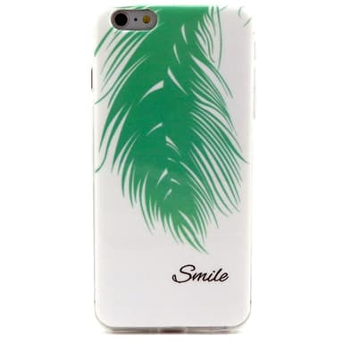 Iphone 6/6S 4.7"" TPU Skal Green Leaf