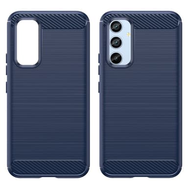 SKALO Samsung A54 5G Armor Carbon Stöttåligt TPU-skal - Blå