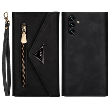 SKALO Samsung A34 5G Evelope Clutch 8-Fack - Svart