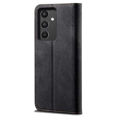 SKALO Samsung A34 5G Jeans Plånboksfodral - Svart