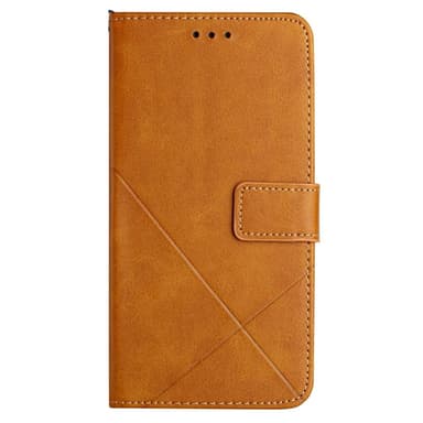 SKALO Samsung A54 5G Embossed Plånboksfodral i PU-Läder - Ljusbrun