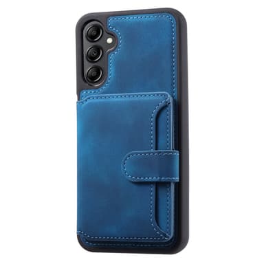 SKALO Samsung A54 5G PU Läder Skal med Plånbok - Blå