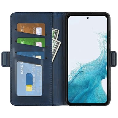 SKALO Samsung A54 5G Premium Plånboksfodral - Blå