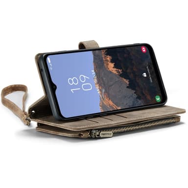 CaseMe Samsung A34 5G CaseMe Big Wallet Plånboksfodral - Brun