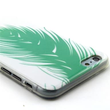 Iphone 6/6S 4.7"" TPU Skal Green Leaf