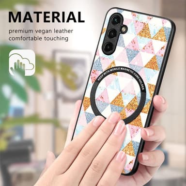SKALO Samsung A14 4G/5G Motivskal med Magnetisk Ring - Motiv 3