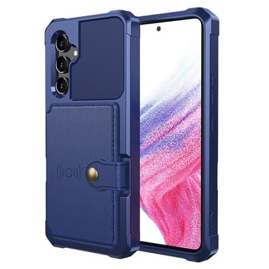 SKALO Samsung A54 5G Stöttåligt Skal med Plånbok - Blå