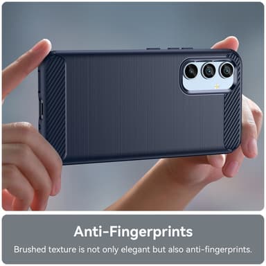 SKALO Samsung A54 5G Armor Carbon Stöttåligt TPU-skal - Blå