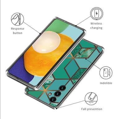 SKALO Samsung A34 5G Marmor TPU-skal - Motiv 2