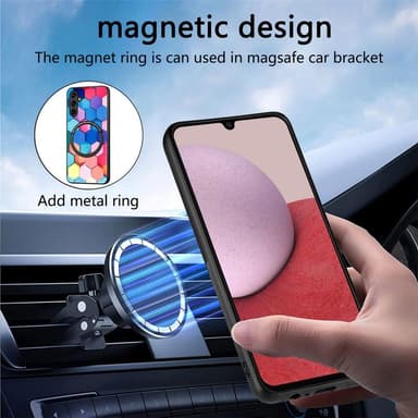SKALO Samsung A14 4G/5G Motivskal med Magnetisk Ring - Motiv 3