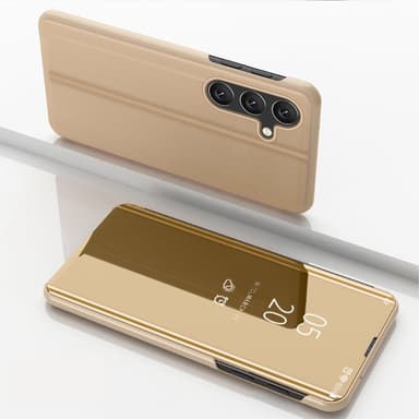 SKALO Samsung A54 5G Clear View Spegel fodral - Guld