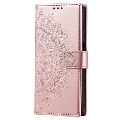 SKALO Samsung A54 5G Mandala Plånboksfodral - Roséguld