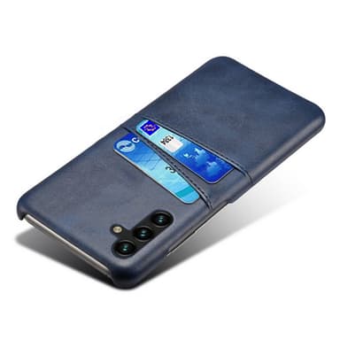 SKALO Samsung A54 5G PU-Läder Korthållare Skal - Blå