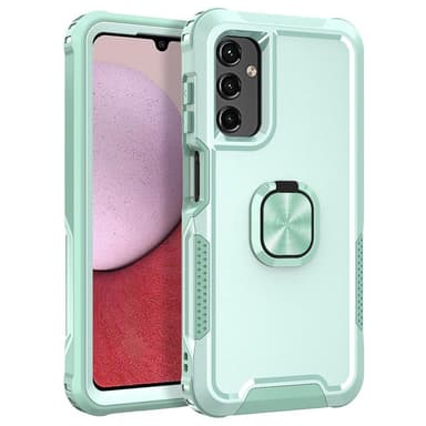 SKALO Samsung A54 5G Armor Hybrid Metallring skal - Turkos