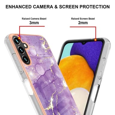 SKALO Samsung A54 5G Marmor TPU-skal - Motiv 1