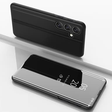 SKALO Samsung A54 5G Clear View Spegel fodral - Svart