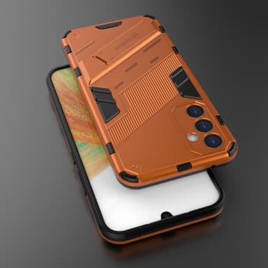 SKALO Samsung A34 5G Armor Hybrid BIBERCAS Skal - Orange