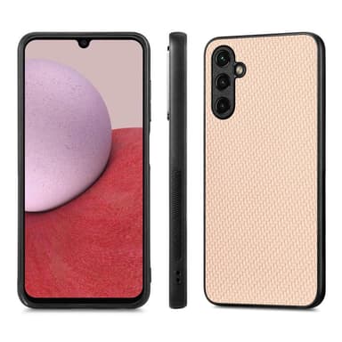 SKALO Samsung A14 4G/5G Carbon Fiber TPU-skal - Khaki