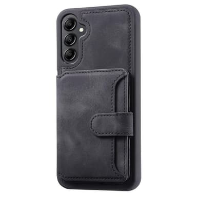 SKALO Samsung A34 5G PU Läder Skal med Plånbok - Svart
