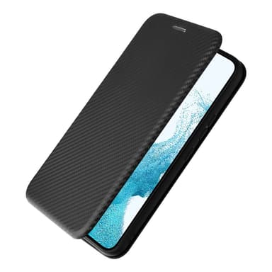 SKALO Samsung A54 5G Carbon Fiber Plånboksfodral - Svart