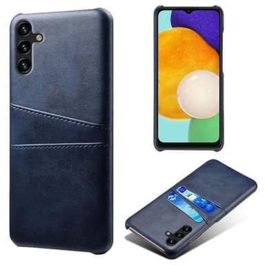 SKALO Samsung A54 5G PU-Läder Korthållare Skal - Blå