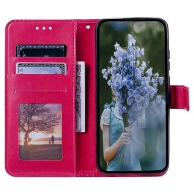 SKALO Samsung A14 4G/5G Mandala Plånboksfodral - Cerise