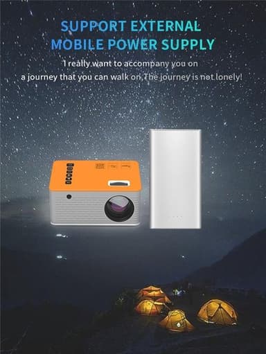 Mini LED-Projektor 1920 x 1080 + Fjärrkontroll
