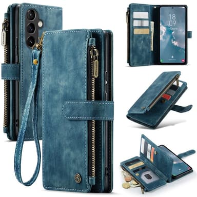 CaseMe Samsung A54 5G CaseMe Big Wallet Plånboksfodral - Blå