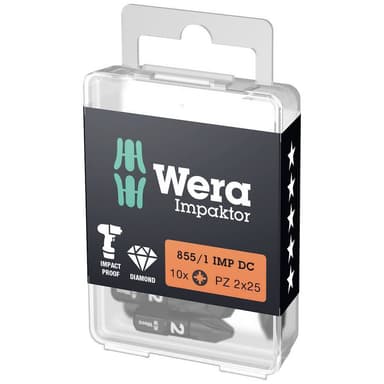 Stjärn-Bit 3 Wera D 6.3 10 st