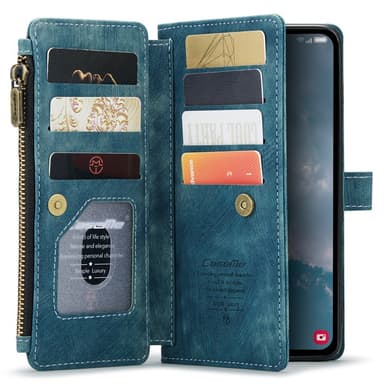 CaseMe Samsung A54 5G CaseMe Big Wallet Plånboksfodral - Blå