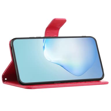 SKALO Samsung A14 4G/5G Owl Tree Plånboksfodral - Röd
