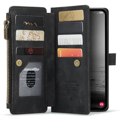 CaseMe Samsung A54 5G CaseMe Big Wallet Plånboksfodral - Svart