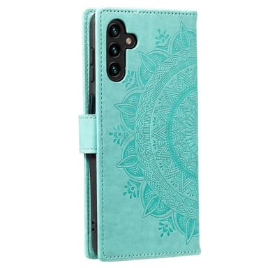 SKALO Samsung A54 5G Mandala Plånboksfodral - Turkos