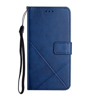 SKALO Samsung A34 5G Embossed Plånboksfodral i PU-Läder - Blå
