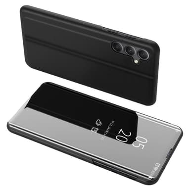 SKALO Samsung A34 5G Clear View Spegel fodral - Svart