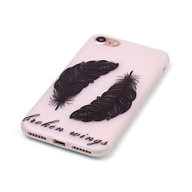 iPhone 7 4,7"" Skal Glow in the dark - Tribal Feathers