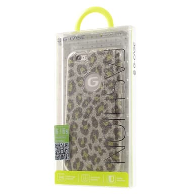 G-CASE Leopard TPU + PC Hybrid skal iPhone 6s/6 4.7 - Guld