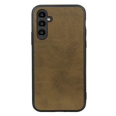 SKALO Samsung A14 4G/5G PU-Läder Hybrid Skal - Mörkbrun