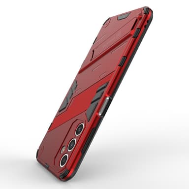 SKALO Samsung A14 4G/5G Armor Hybrid BIBERCAS Skal - Röd