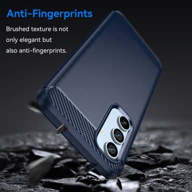 SKALO Samsung A54 5G Armor Carbon Stöttåligt TPU-skal - Blå