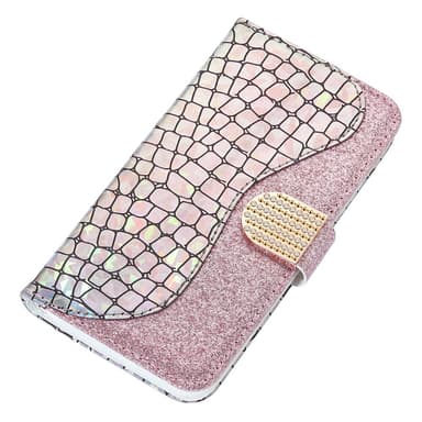 SKALO Samsung A54 5G Glitter design Plånboksfodral - Roséguld
