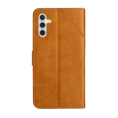 SKALO Samsung A34 5G Embossed Plånboksfodral i PU-Läder - Ljusbrun
