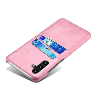 SKALO Samsung A34 5G PU-Läder Korthållare Skal - Roséguld