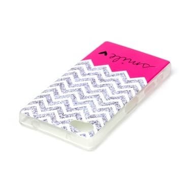 TPU Skal Z5 Compact - Chevron and Word Smile