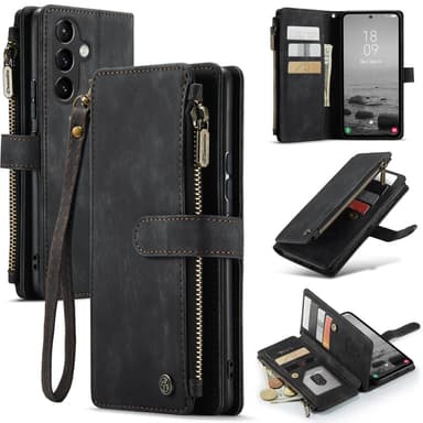 CaseMe Samsung A54 5G CaseMe Big Wallet Plånboksfodral - Svart