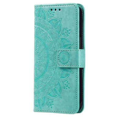 SKALO Samsung A14 4G/5G Mandala Plånboksfodral - Turkos